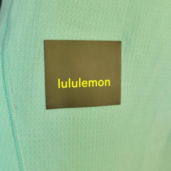 Lululemon Athletica Cap Sleeve Wild Mint Zip Pocket Hiking Tank Top - Picture 4 of 4